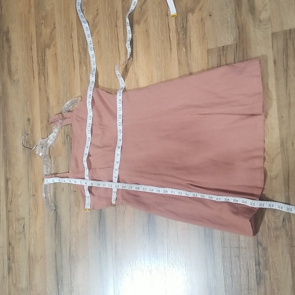 ALTAR'D STATE Terracotta Adjustable Strap Lace Up Back Mini Dress - Picture 11 of 12